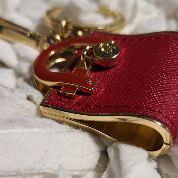 Authentic Michael Kors Adorable Purse Bag Charm w/car Keyring - Picture 8 of 10